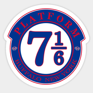 Platform 7 and One Sixth - Bills Mafia Sticker